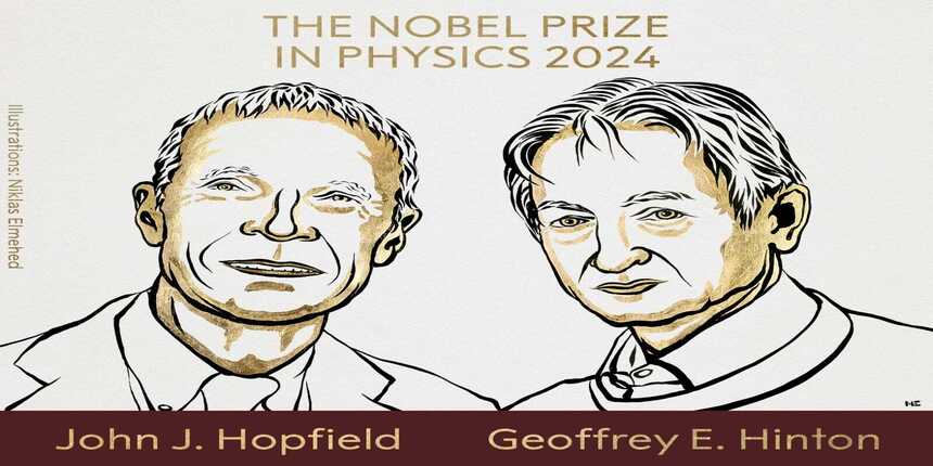 John Hopfield and Geoffrey Hinton awarded with Nobel Prize 2024. (Image: X/@NobelPrize)