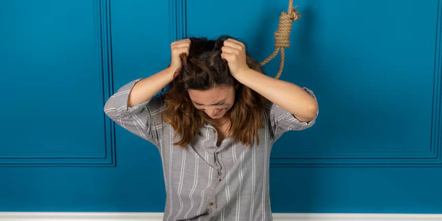 The girl, a Pre-University Course-II student, was found hanging in her Basar hostel room by roommates, police said. (Image: freepik)