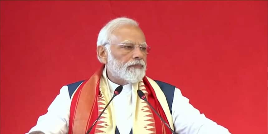 PM Modi lays foundation stone for AIIMS Darbhanga. (Image: Narendra Modi/ official X account)