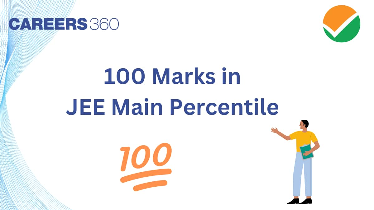 100 Marks in JEE Main Percentile - Know Your Percentile