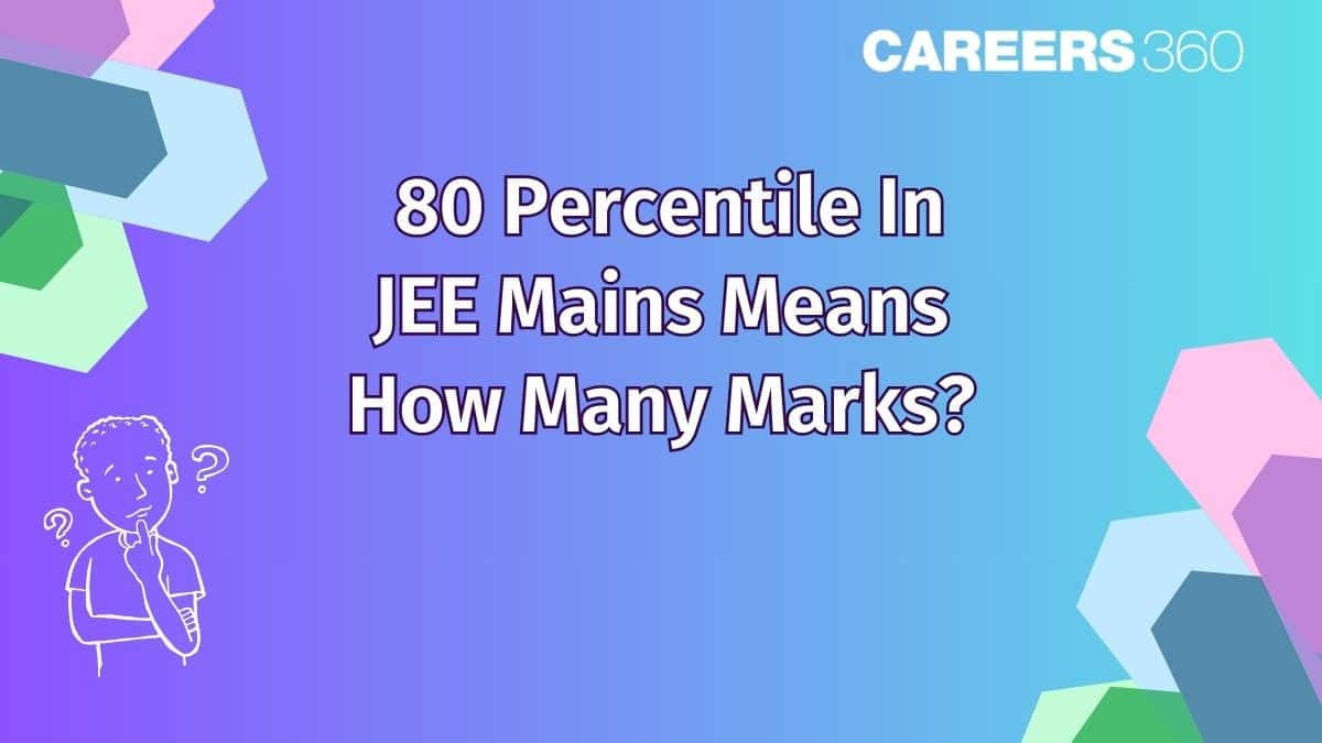 80 Percentile in JEE Mains Means How Many Marks?