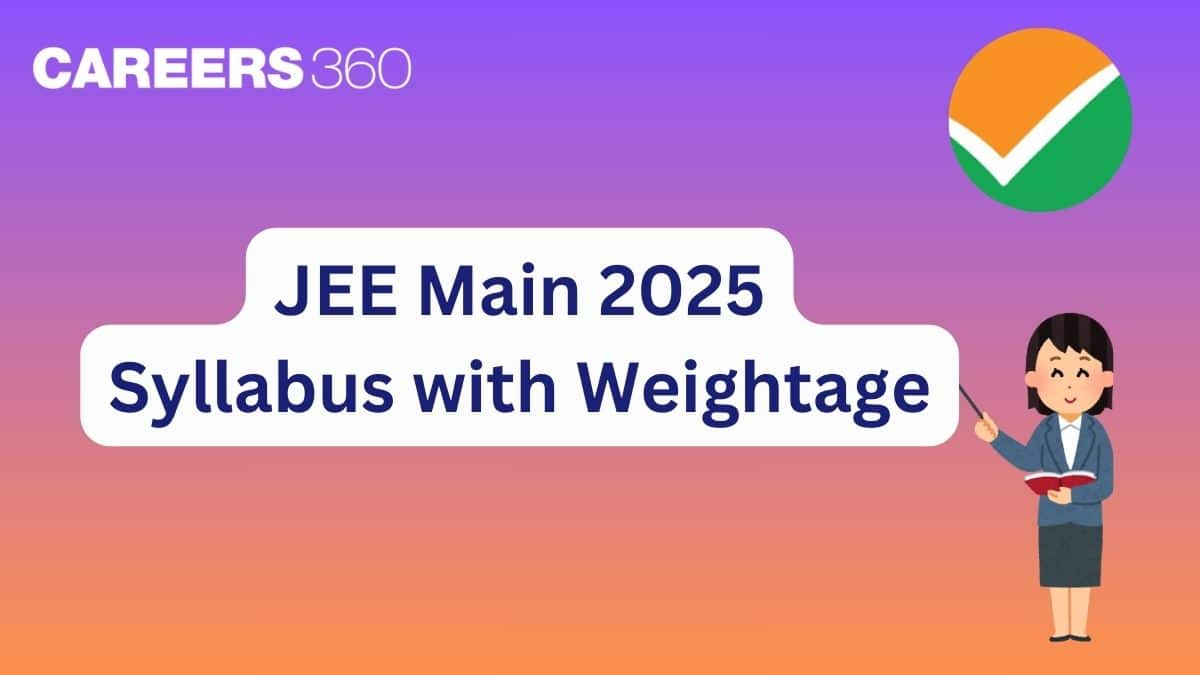 JEE Main Syllabus with Weightage 2025 for PCM - Chapter Wise PDF Download