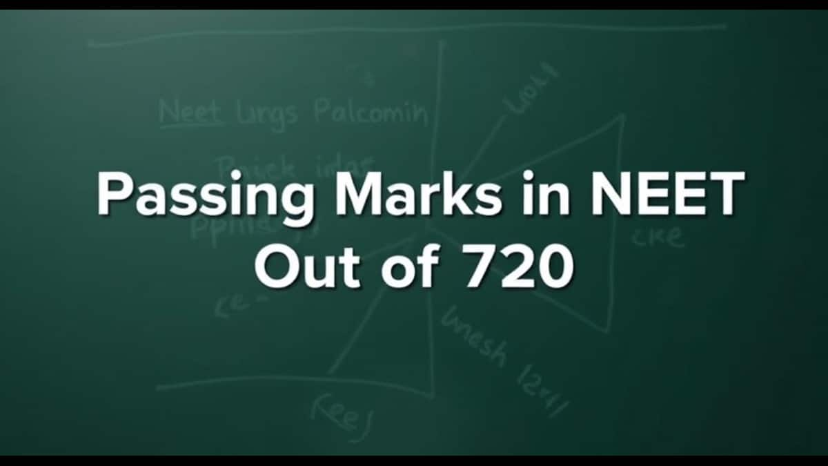 Passing Marks in NEET Out of 720 For OBC, SC/ST, & General Category