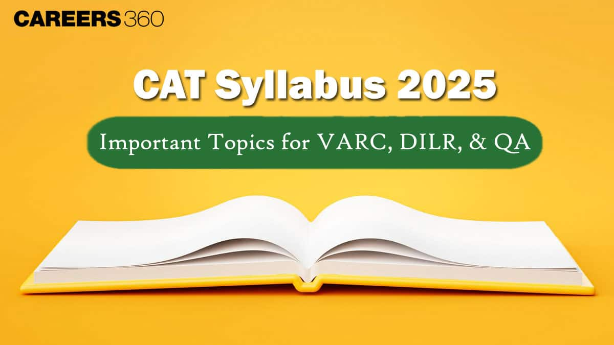 CAT Syllabus 2025: Download Subject Wise Syllabus PDFs With Weightage