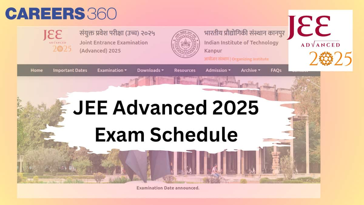 JEE Advanced Schedule 2025 Released by IIT Kanpur - Check Updates