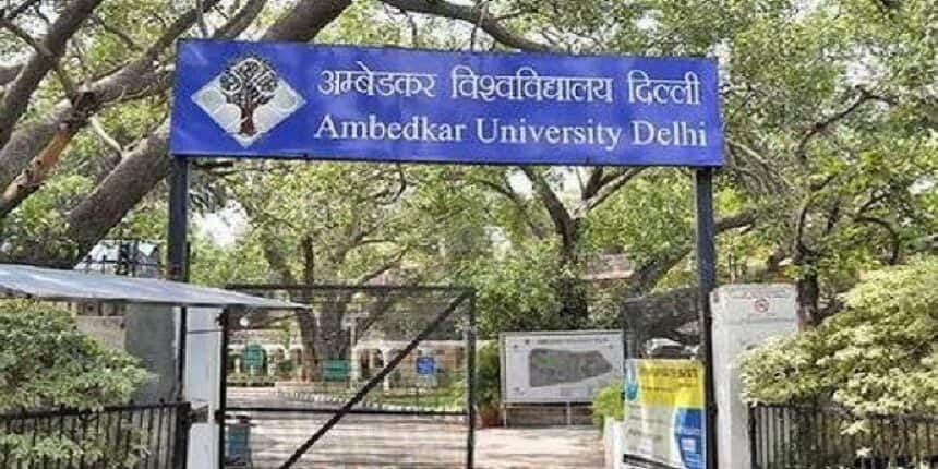 Faculty association outrage over dismissal of professors at Ambedkar University Delhi. (Image: Official site)