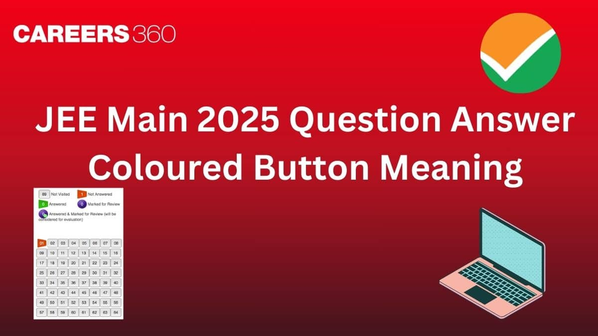 JEE Main 2025 Question Answer Coloured Button Meaning: Rules, Guidelines