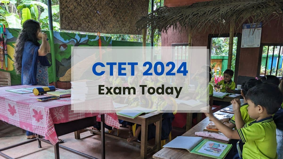 CTET 2024 exam today. (Image Source: Careers360)