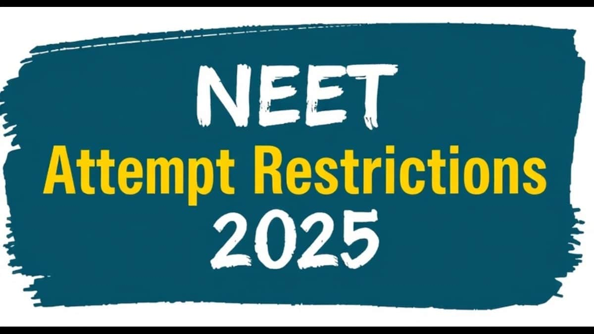 NEET Attempt Restrictions 2025 by NTA- NEET Chance for SC, OBC & General