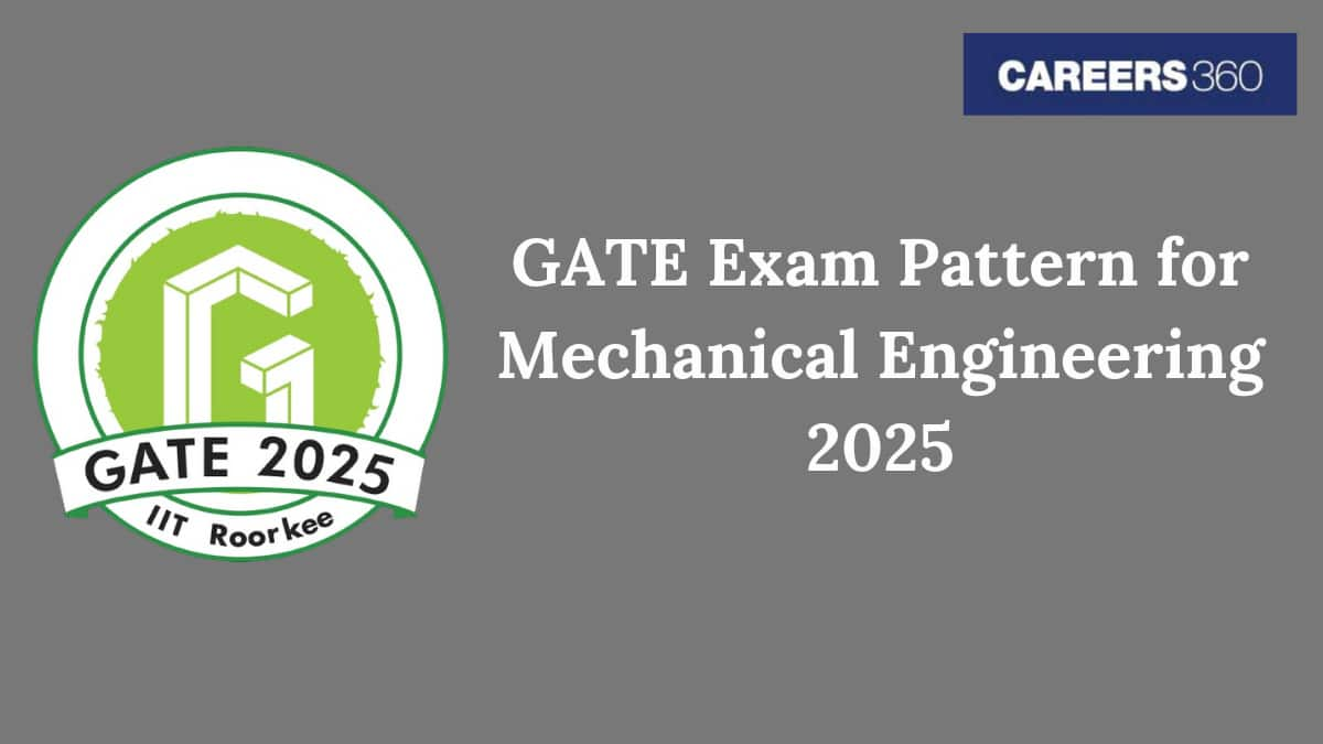 GATE Exam Pattern for Mechanical Engineering 2025 - Check here