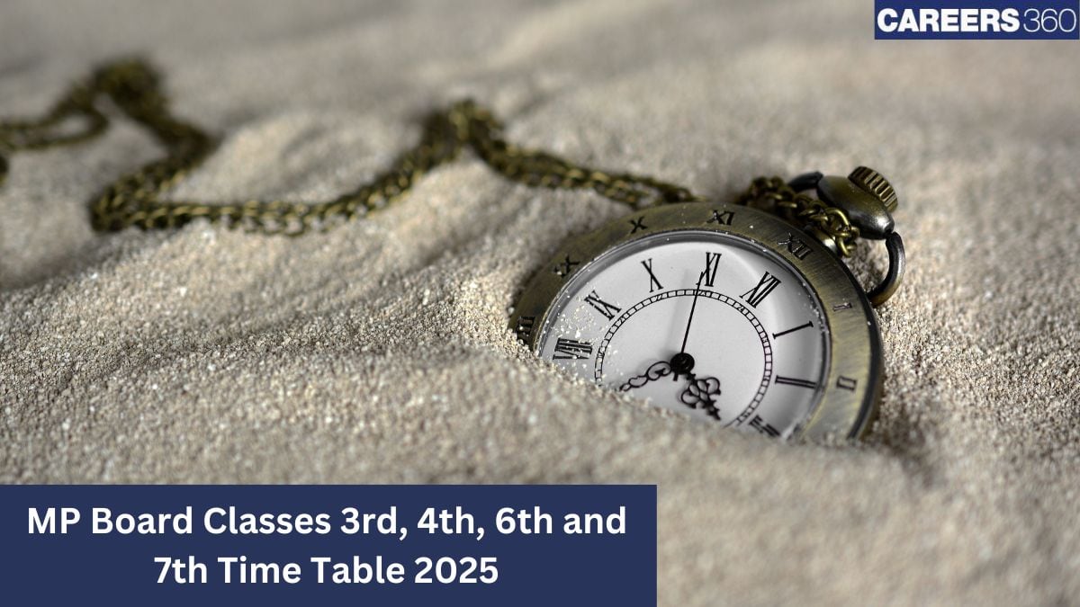 MP Board Class 3, 4, 6, and 7 Time Table 2025 - Check Exam Schedule Here