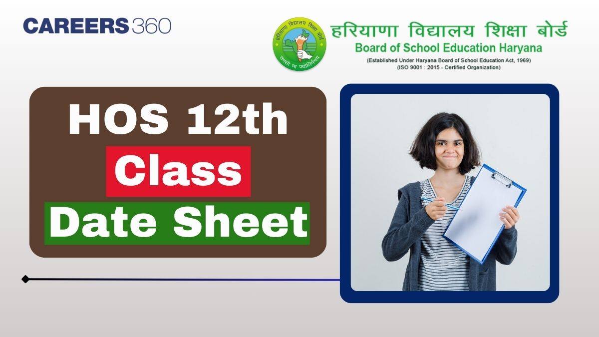 HOS 12th Date Sheet 2025 - Haryana Open School Class 12 Exam Schedule