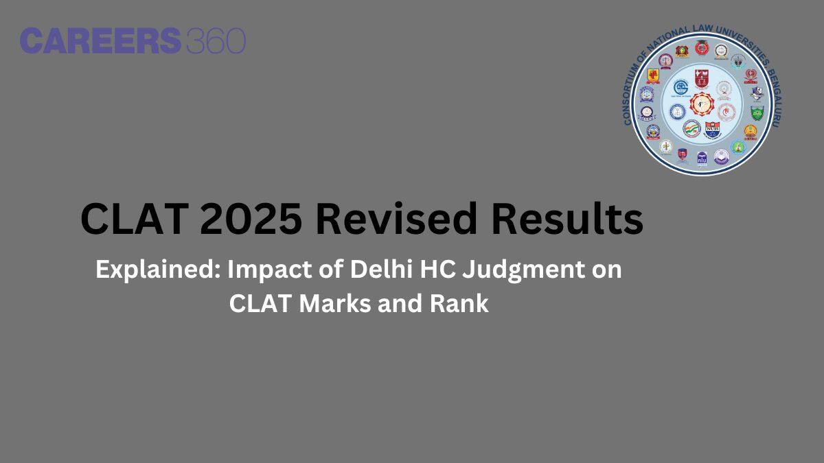 CLAT 2025 Results: How Your CLAT Marks and Rank May Change After Delhi HC Judgment?