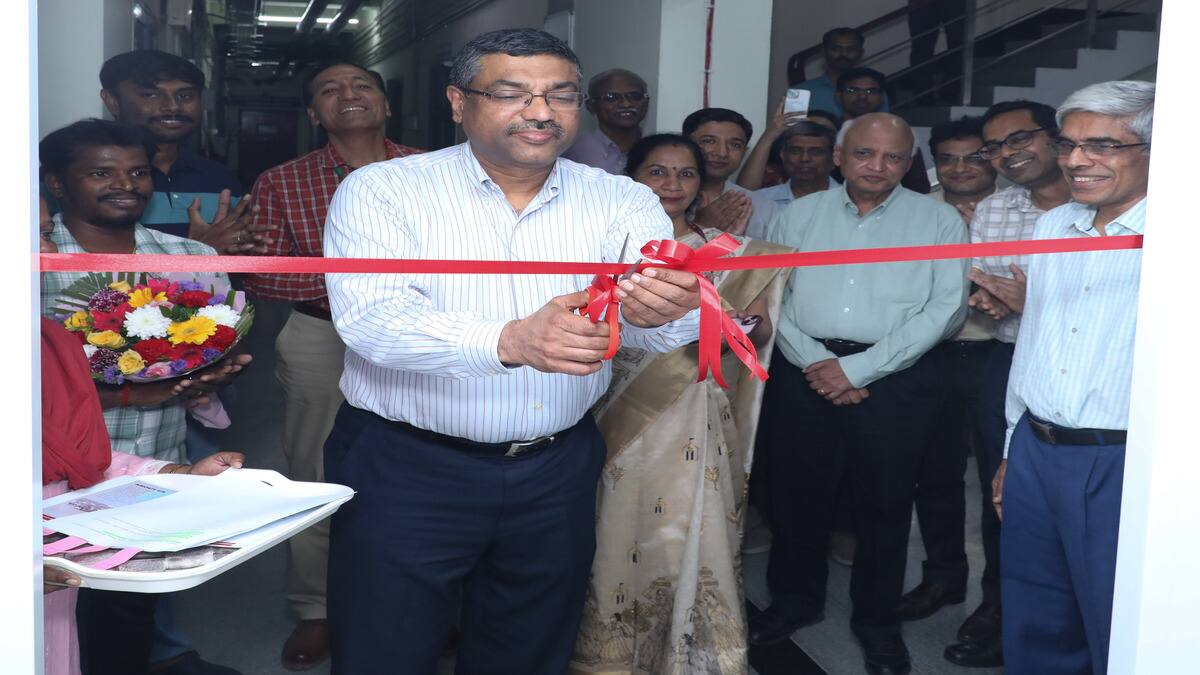 S Krishnan, secretary, MeitY, inaugurated the centre on 21st December 2024 at the IIT Madras campus. (Image source: Official)