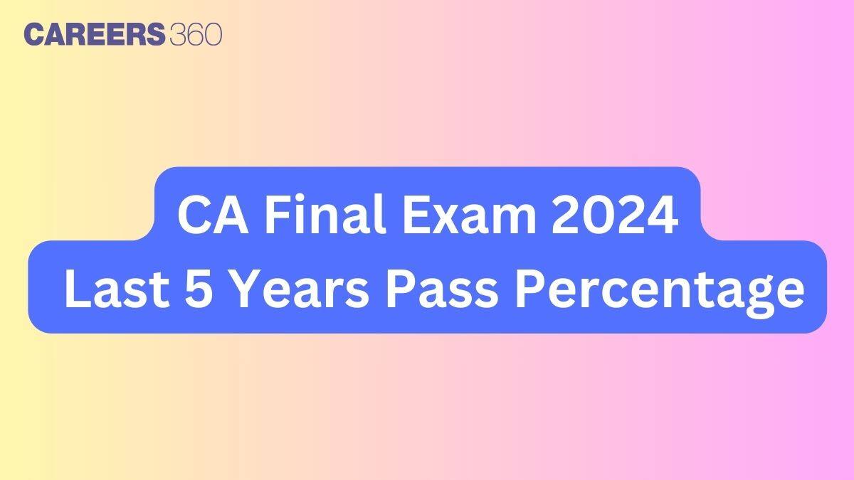 CA Final Exam 2024: Check Last 5 Years Pass Percentage