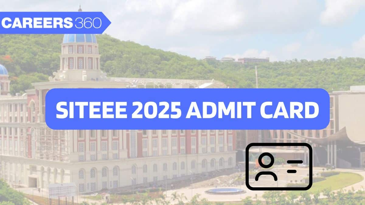 SITEEE Admit Card 2025 - Date (Out), SIT Hall Ticket Download Link