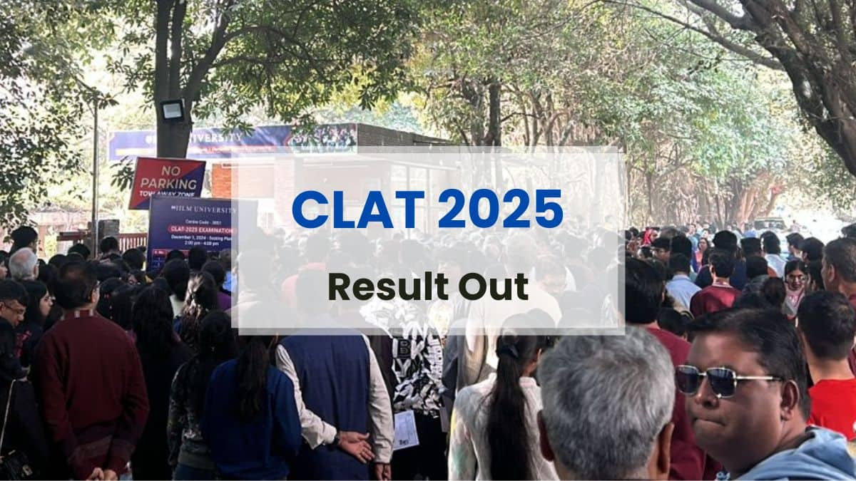 CLAT result out; Consortium of NLUs has also published the CLAT answer keys (Image: CLAT 2025 exam centre, Careers360)