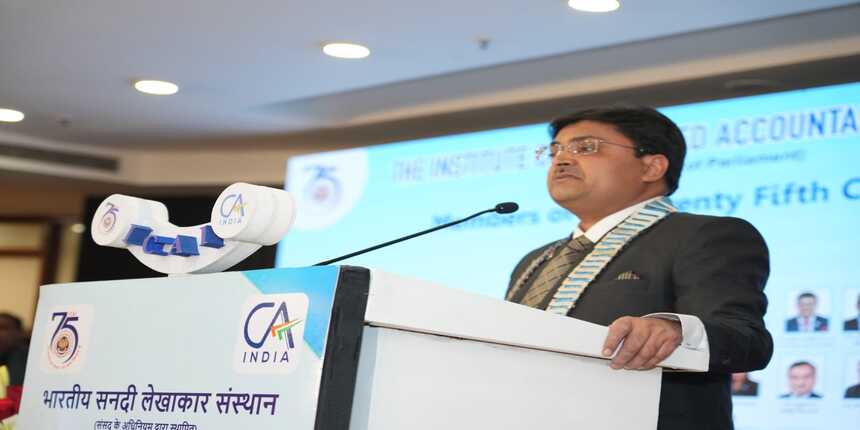 ICAI President Ranjeet Kumar Agarwal (Image: ICAI)