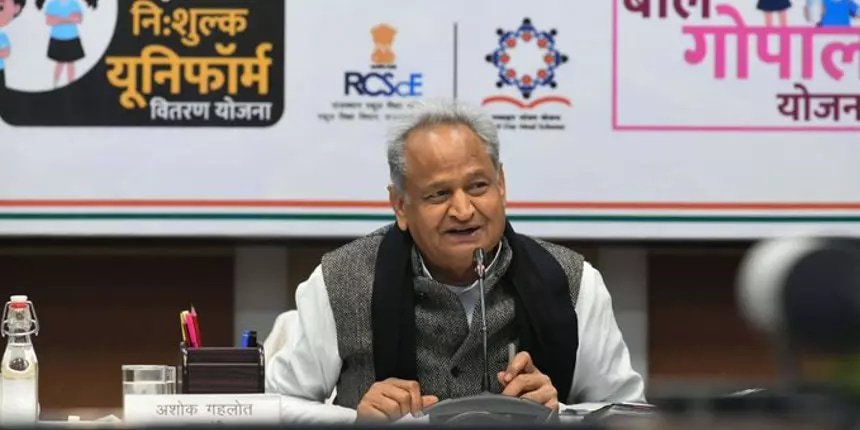 Rajasthan government has sanctioned Rs 10 crore for the Rajiv Gandhi scholarship. (Image: Ashok Gehlot/Official X account)