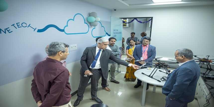GITAM Bengaluru inaugurates Drone Technologies Lab. (Image: GITAM officials)