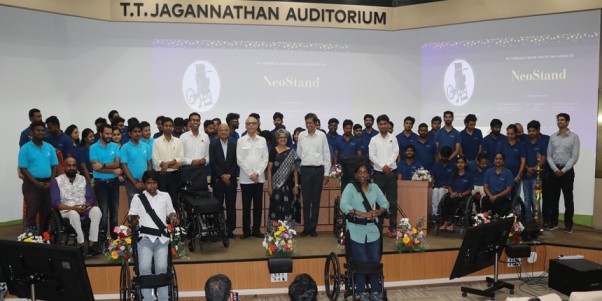 Tata Elxsi sponsored the development of electric standing wheelchair. (Image: Press Release)