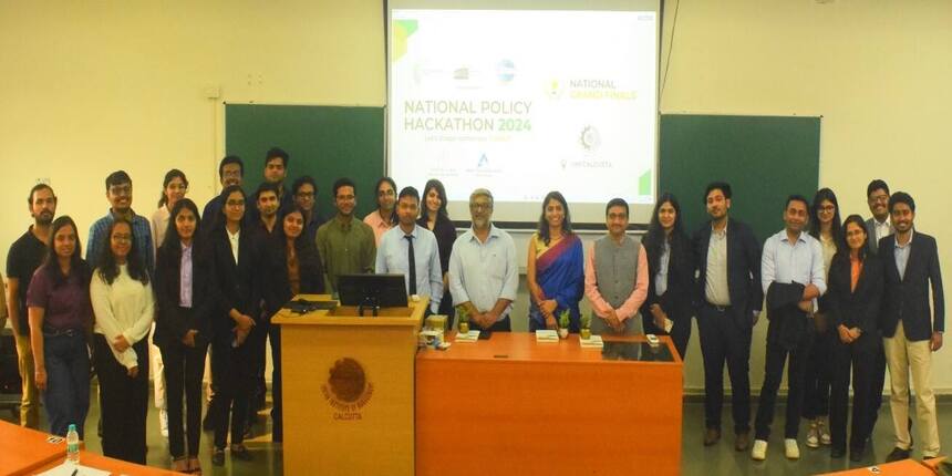 Second edition of National Policy Hackathon 2024 concluded at IIM Calcutta. (Image: IIM Calcutta officials)
