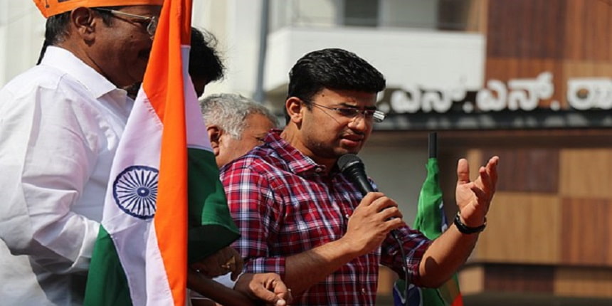 18th Lok Sabha elections 2024 will be held from April 19 to June 1. (Image: Tejasvi Surya/Wikimedia Commons)
