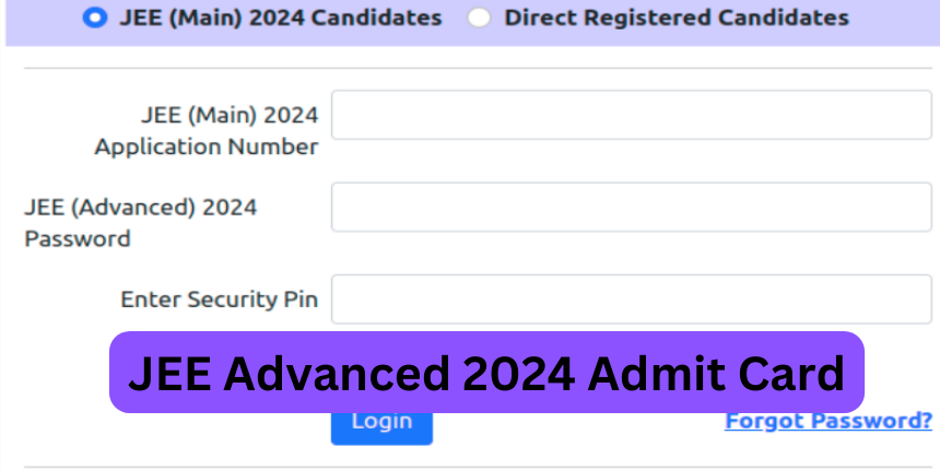 JEE Advanced Admit Card 2025 - Login Link at jeeadv.ac.in, Download Hall Ticket