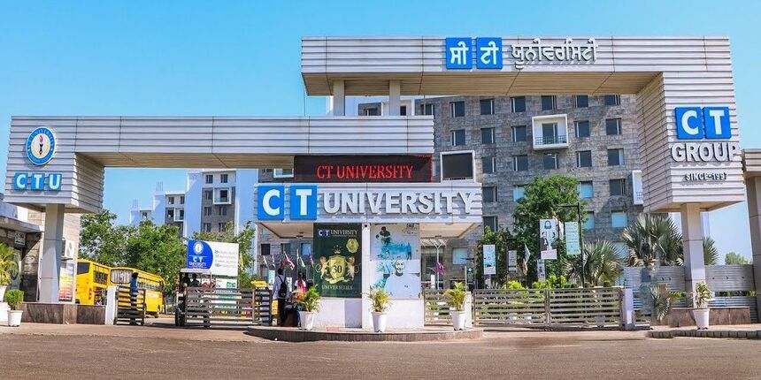 CT University admissions 2024 open (Image Source: Official website)