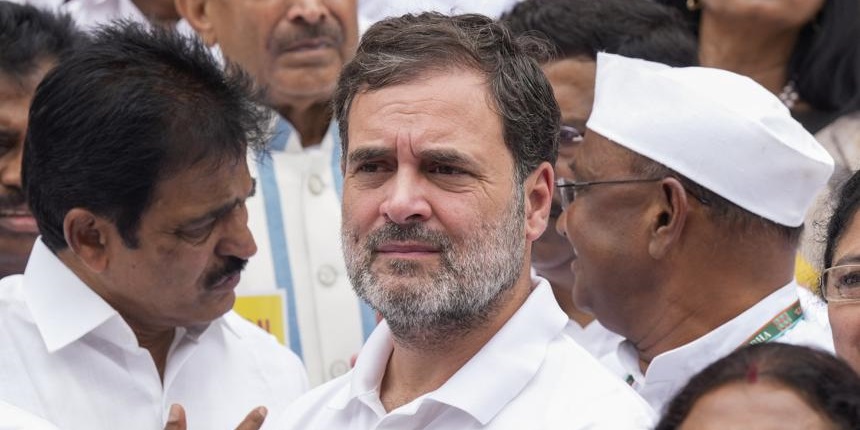 NEET Issue: Rahul Gandhi seeks one-day discussion, opposition walks out. (Image: PTI)