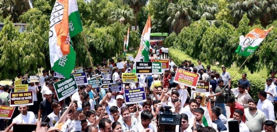 नीट यूजी परीक्षा 2024 5 मई को आयोजित की गई थी (इमेज:X/@@VishalcINC)