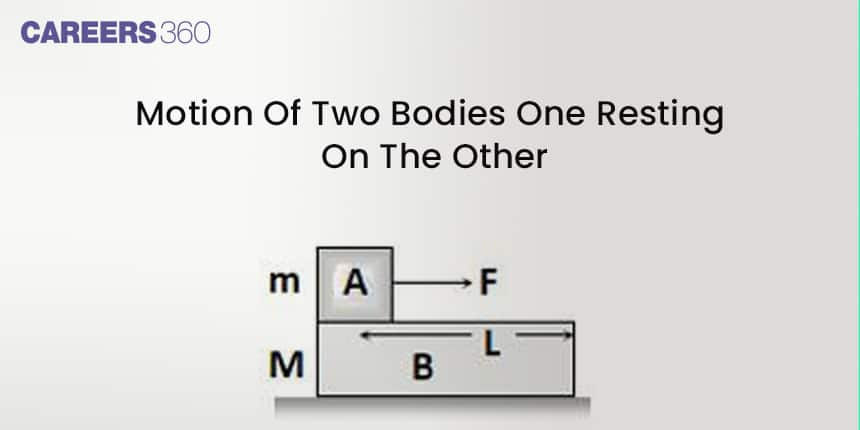 Motion Of Two Bodies One Resting On The Other