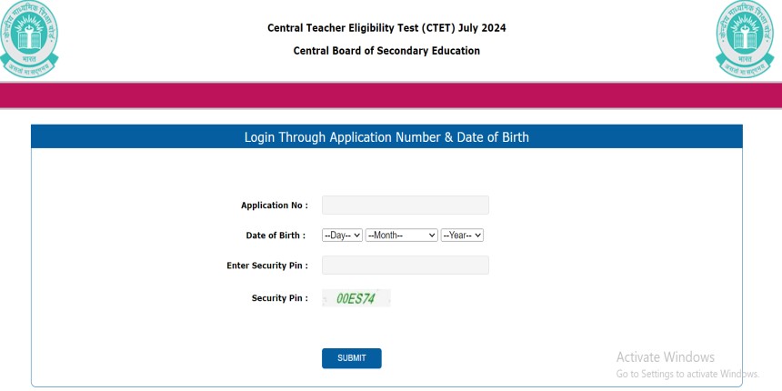 CTET 2024 admit card live updates (Source: Official website)