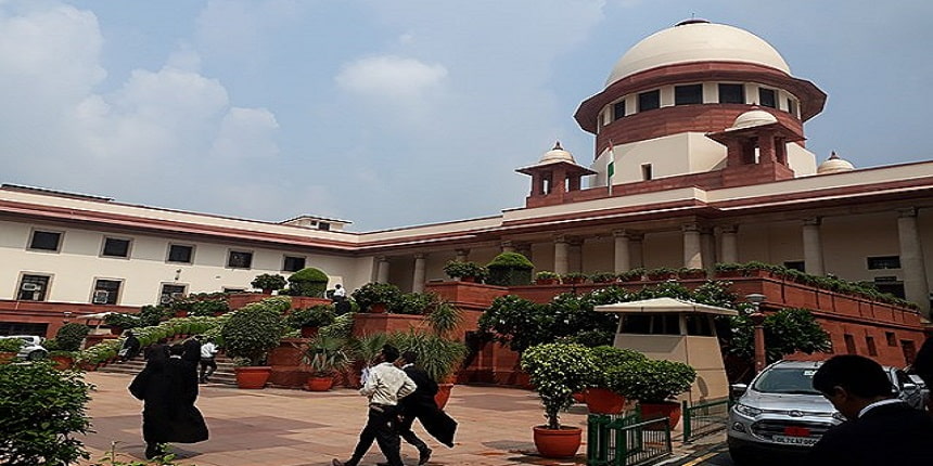 Reducing AIBE 18 cut-offs will lower quality of lawyers, says SC. (Image: Supreme Court/ Wikimedia Commons)