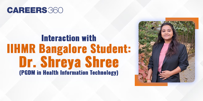 Interaction with IIHMR Bangalore Student: Dr. Shreya Shree (PGDM in Health Information Technology)