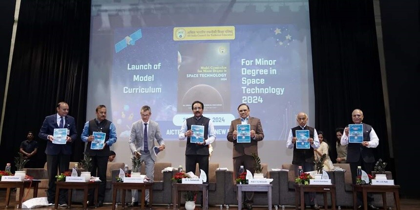 AICTE model curriculum launched for space technology. (Image: AICTE)