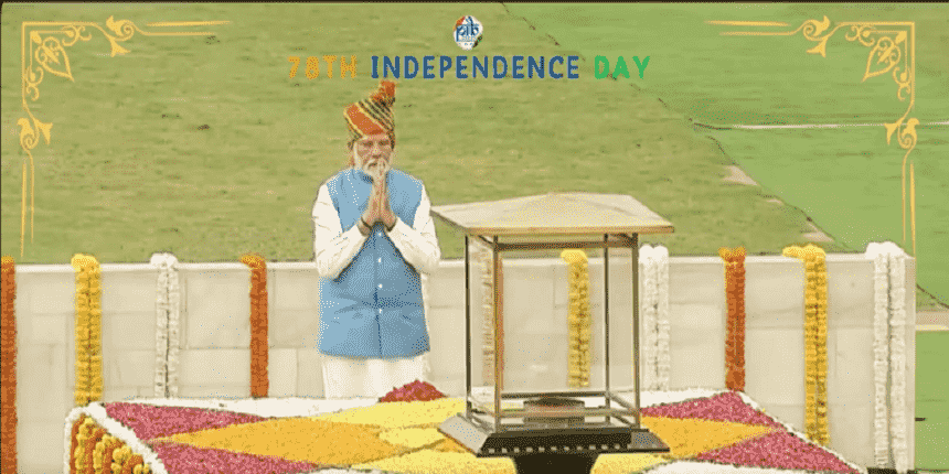 Students benefiting from the Atal Innovation Mission have been invited to witness in Independence Day 2024 celebration at Red Fort. (Image: X/ @PIB_India)