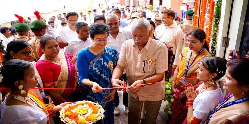 The new block and hall will improve the educational environment for students. (Image: Official X account/Atishi)