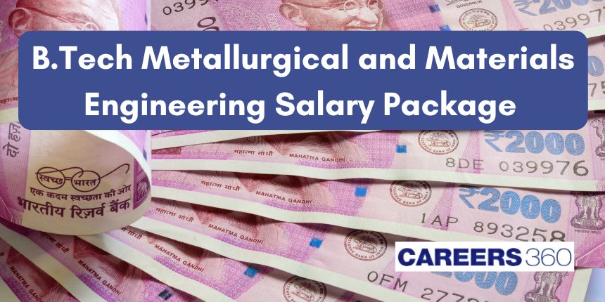 BTech Metallurgical and Materials Engineering Salary Packages 2024 - Highest, Average and Lowest Salary