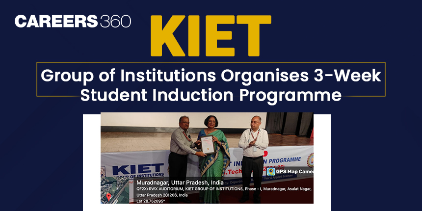 KIET Group of Institutions Organises 3-Week Student Induction Programme