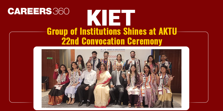 KIET Group of Institutions Shines at AKTU 22nd Convocation Ceremony