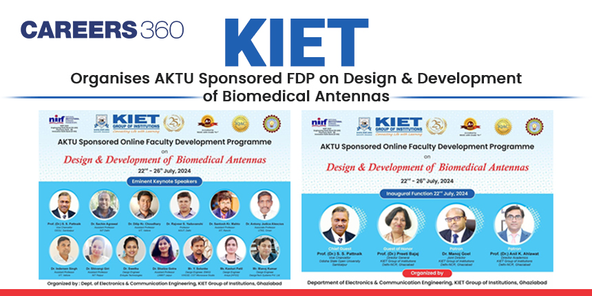 KIET Organises AKTU Sponsored FDP on Design & Development of Biomedical Antennas