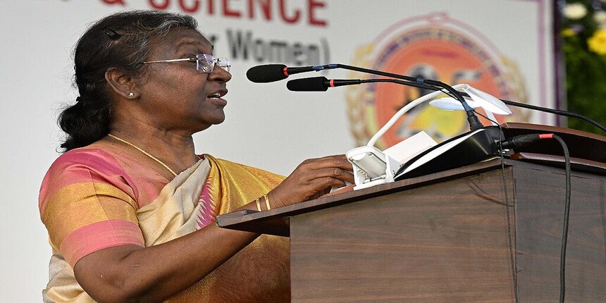 "Without their (women) socio-economic and educational progress, the country's development cannot be achieved the way it should be," says President Murmu (Image: Wikimediacommons)