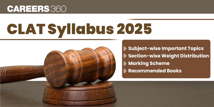 CLAT Syllabus 2025: Detailed Subjects-wise Syllabus, Download PDF, Important Topics