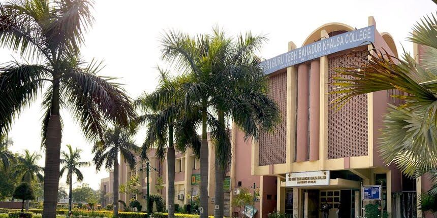 SGTB Khalsa College student thrashed in scuffle. (Image: SGTB Khalsa College/official website)