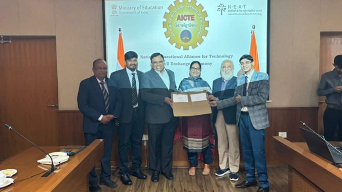 AICTE launched the NEAT 4.0 today at AICTE headquarters in Vasant Kunj, New Delhi. (Image source: Official)