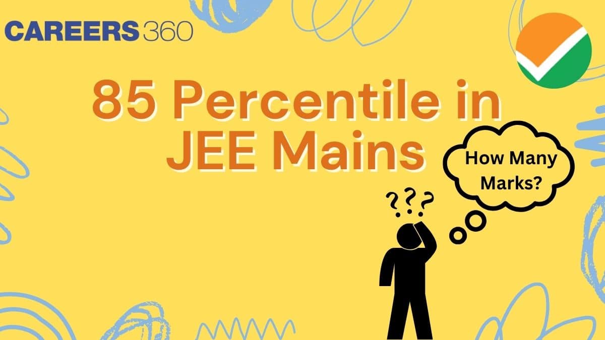 85 Percentile in JEE Mains 2025: How Many Marks, Subject Wise Percentile