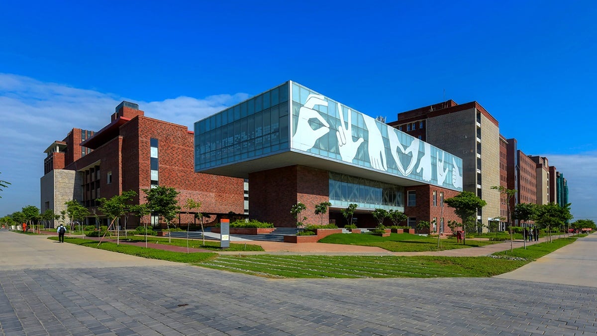 Ashoka University students protest new security measures. (Image: Ashoka University/official)