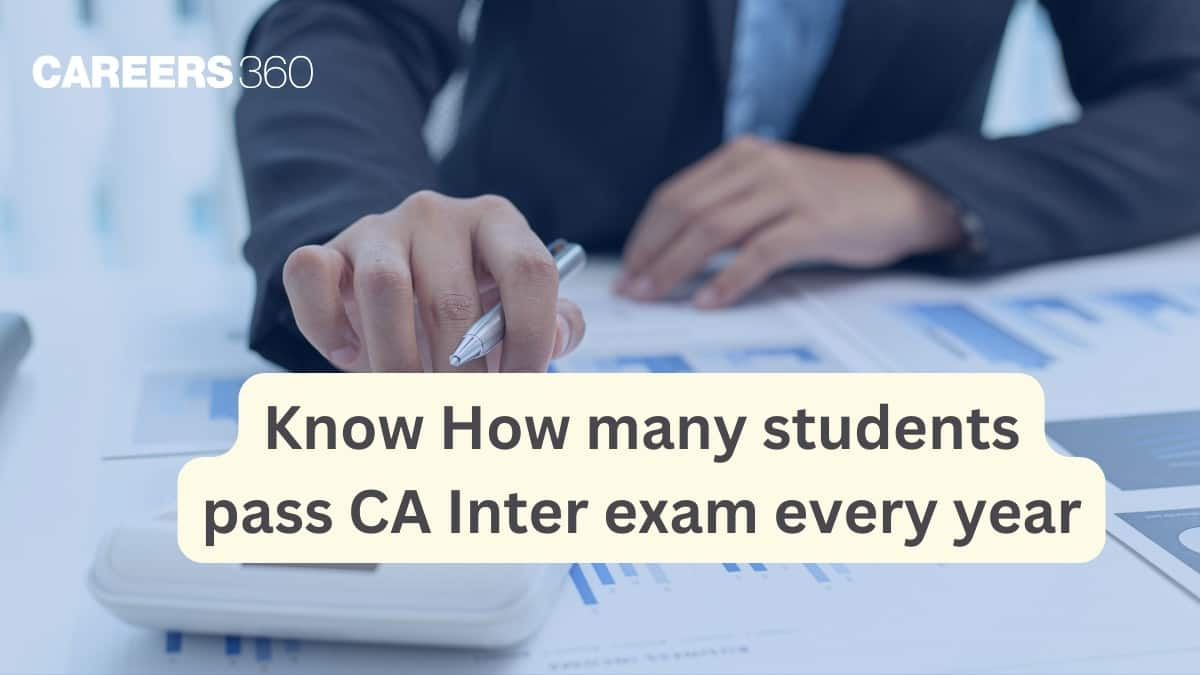 How many students pass CA Inter exam every year - Check last 5 year pass percentage trends