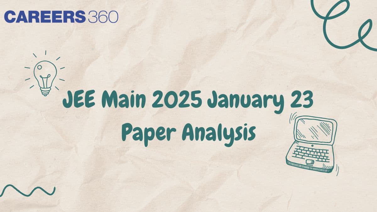 JEE Main 2025 January 23 Shift 1 Paper Analysis Soon - Get Detailed Paper Analysis Here